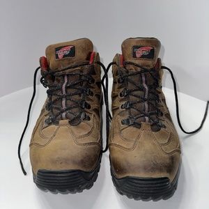 RED WING Boots 10E2 Wide Tru Hiker 3” Brown Leather Men’s Boot 8672 Waterproof